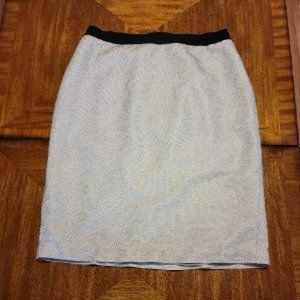 Ann Taylor Gold & Beige Pencil Skirt